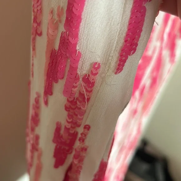 Sigrid Olsen Signature Pink Sequin Dress - Picture 8 of 12